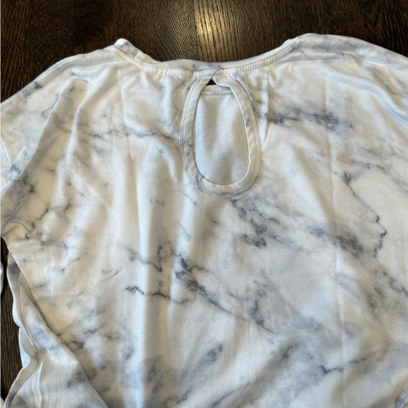 Pj Salvage Gray marble crewneck with three silver stars on left arm - Picture 4 of 4